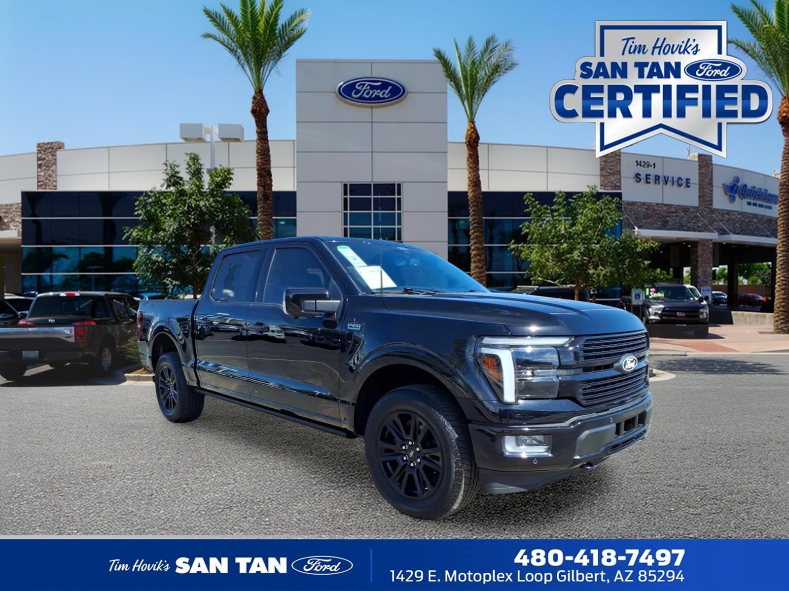 Certified 2025 Ford F150 Platinum w/ Equipment Group 702A High AWD/4WD image 1