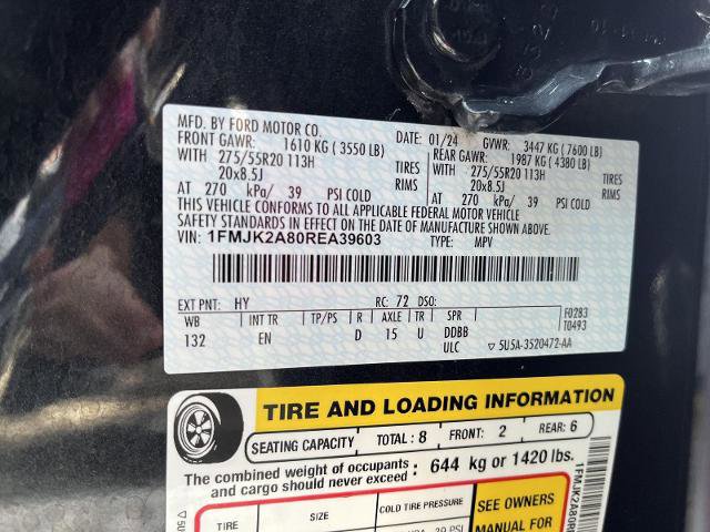 Certified 2024 Ford Expedition Max Limited AWD/4WD image 24