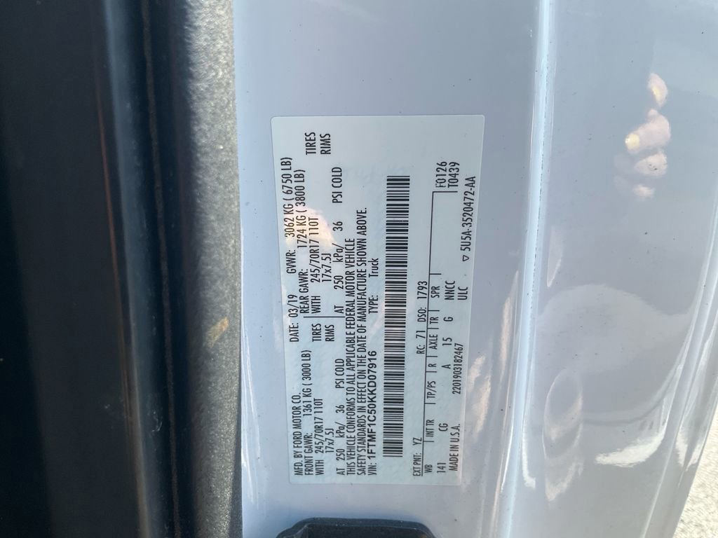 Certified 2019 Ford F150 XL w/ XL Power Equipment Group image 16