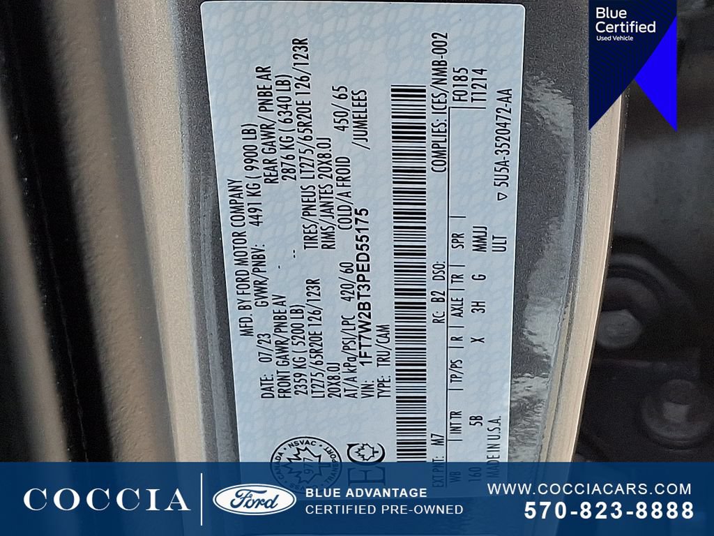 Certified 2023 Ford F250 Lariat w/ Black Appearance Package AWD/4WD image 26