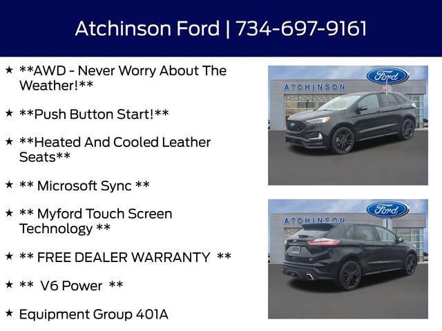 Certified 2022 Ford Edge ST w/ Equipment Group 401A image 8