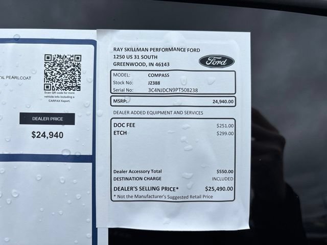 Used 2023 Jeep Compass Limited AWD/4WD image 3