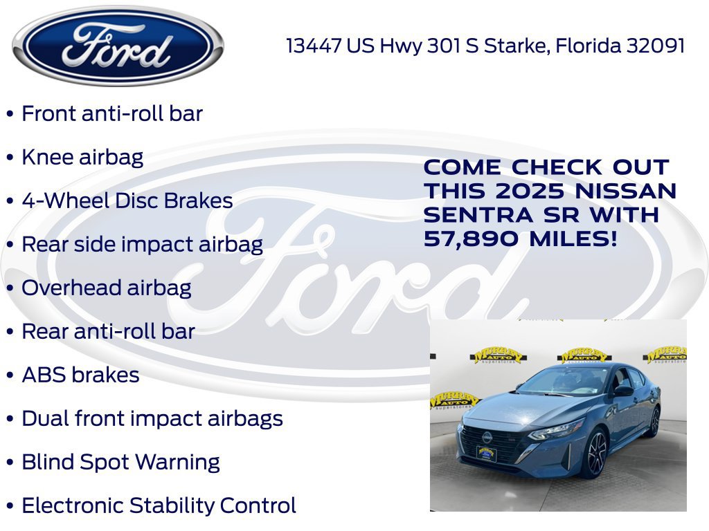 Used 2025 Nissan Sentra SR FWD image 27