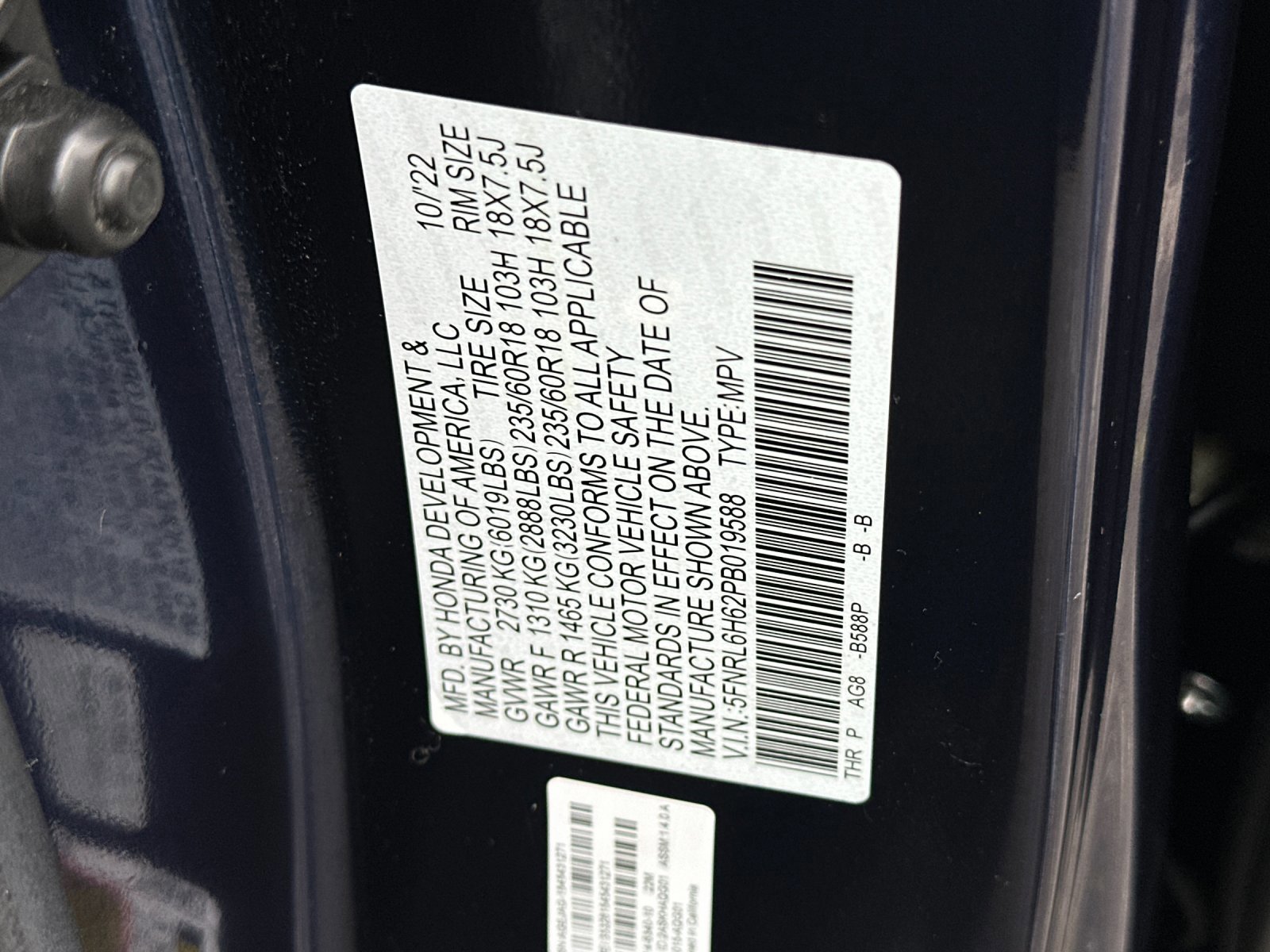 Used 2023 Honda Odyssey EX-L image 29