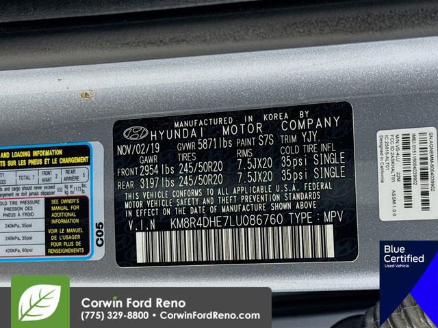 Used 2020 Hyundai Palisade SEL w/ Premium Package image 37