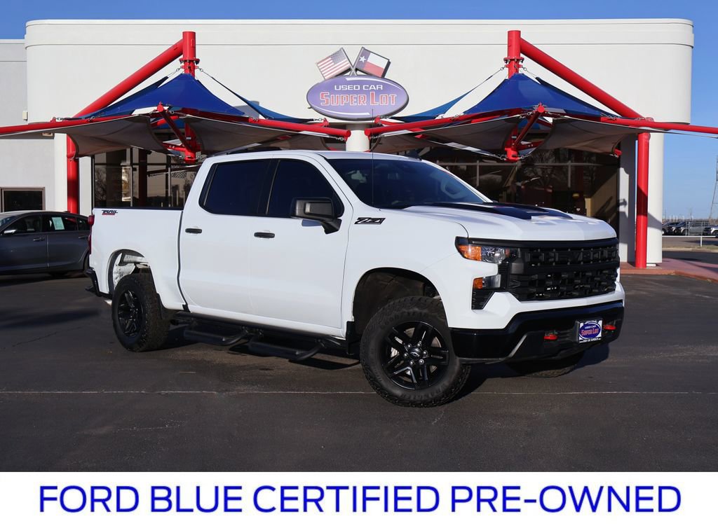 Used 2024 Chevrolet Silverado 1500 Custom Trail Boss w/ LPO, Dark Essentials Package