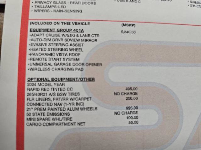 Certified 2024 Ford Edge ST w/ Equipment Group 401A image 15