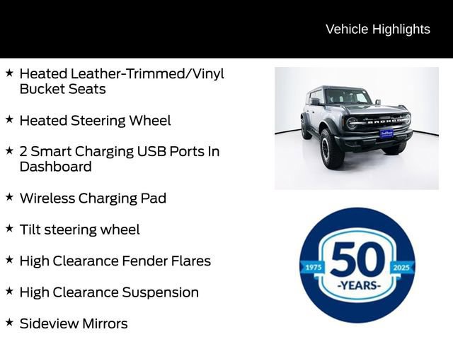 Certified 2023 Ford Bronco Outer Banks w/ Sasquatch Package AWD/4WD image 21