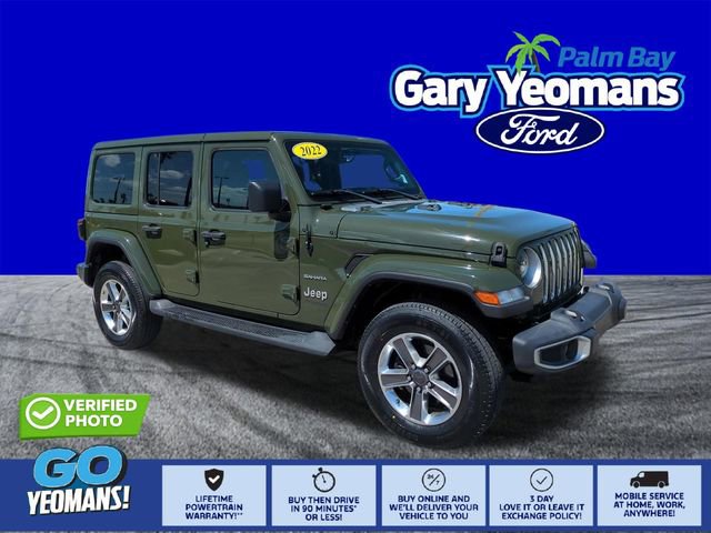 Used 2022 Jeep Wrangler Unlimited Sahara w/ Safety Group