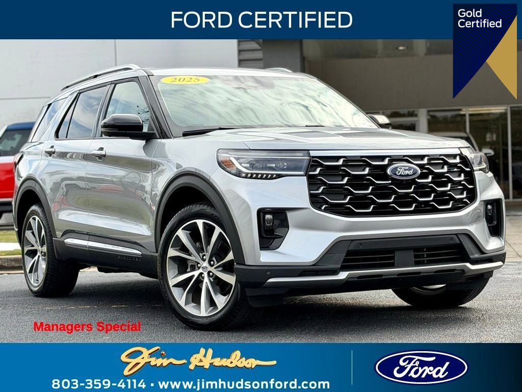 Certified 2025 Ford Explorer Platinum w/ Ultimate Package image 1