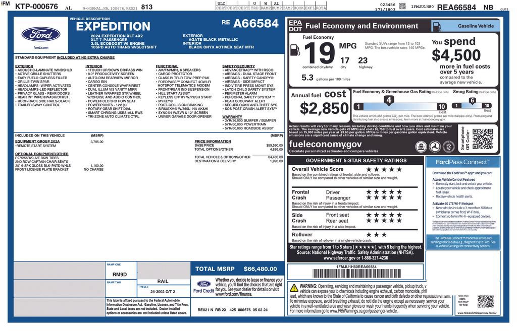 Certified 2024 Ford Expedition XLT RWD image 5