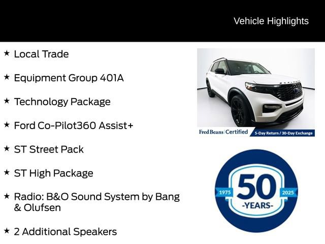 Certified 2022 Ford Explorer ST w/ Equipment Group 401A image 10