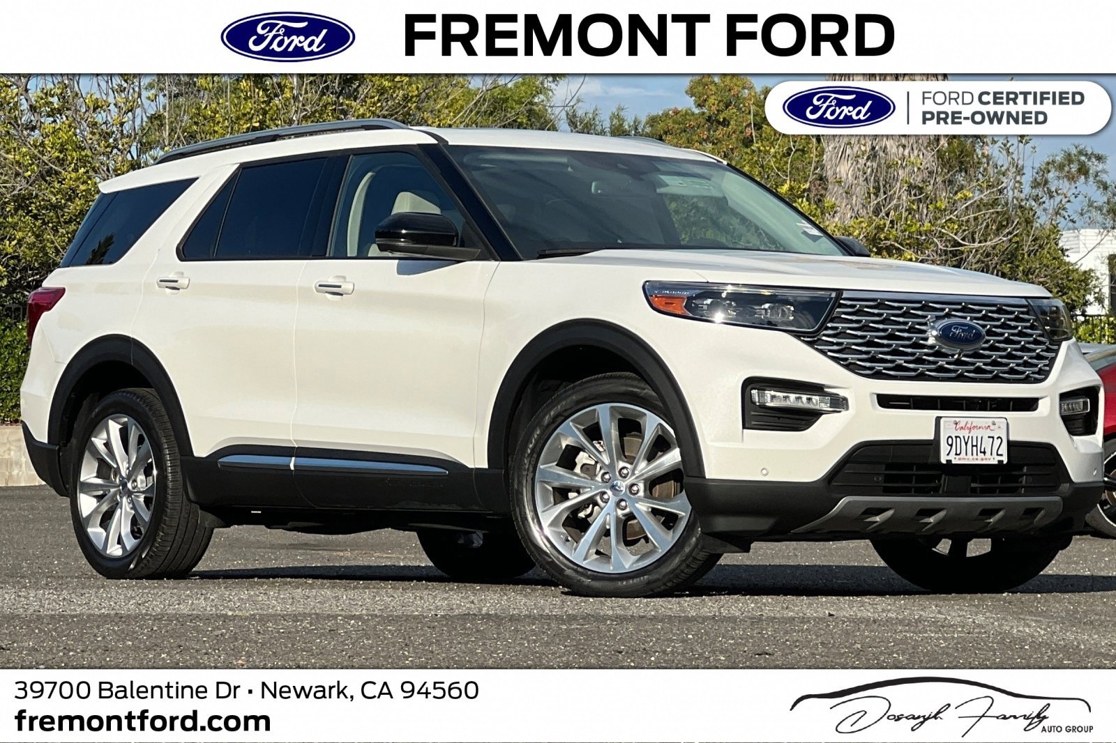 Certified 2022 Ford Explorer Platinum w/ Equipment Group 601A image 8