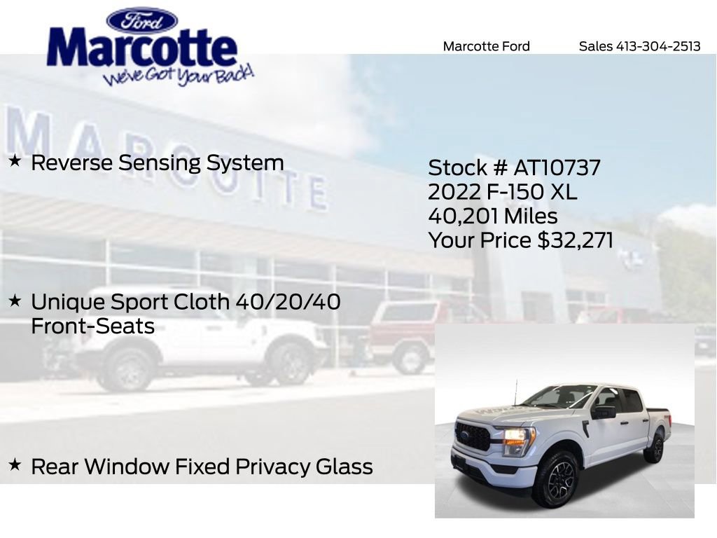 Certified 2022 Ford F150 XL w/ STX Appearance Package image 2