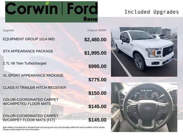 Certified 2020 Ford F150 XL w/ Equipment Group 101A Mid image 7