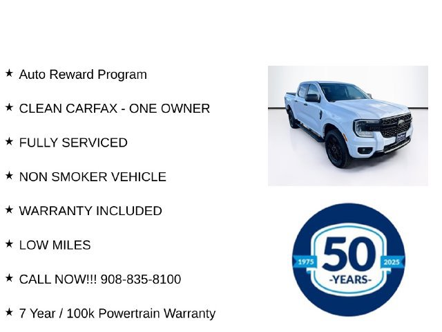 Certified 2025 Ford Ranger XLT w/ Equipment Group 301A High AWD/4WD image 8