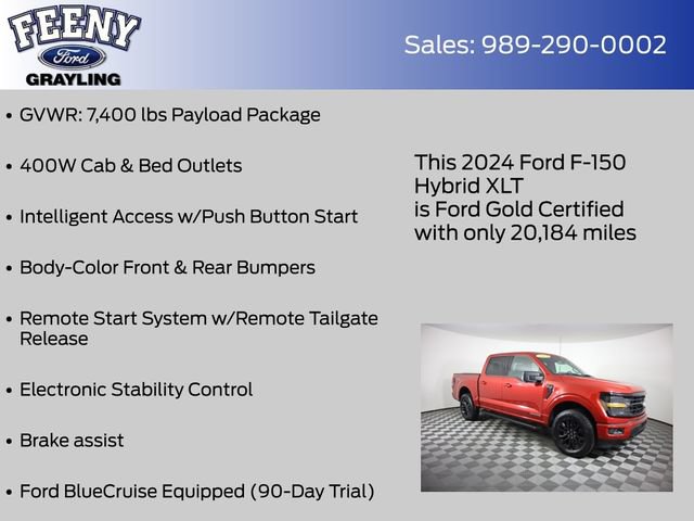 Certified 2024 Ford F150 XLT w/ Equipment Group 302A MID AWD/4WD image 28