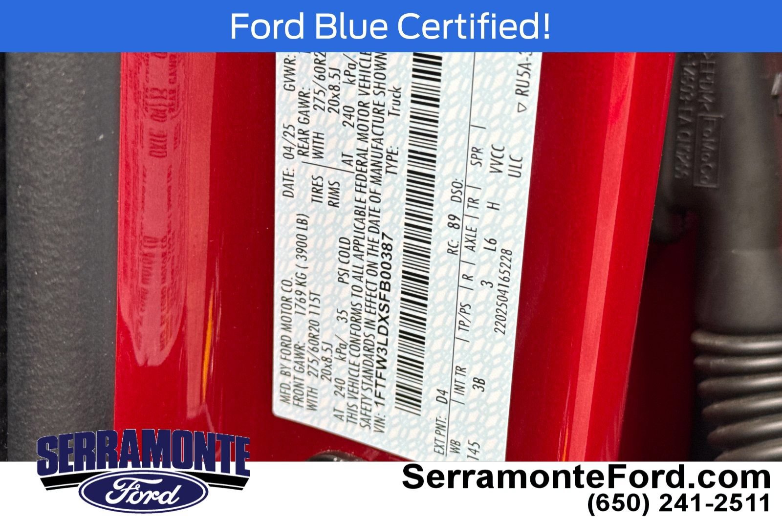 Certified 2025 Ford F150 XLT w/ Equipment Group 303A High AWD/4WD image 32