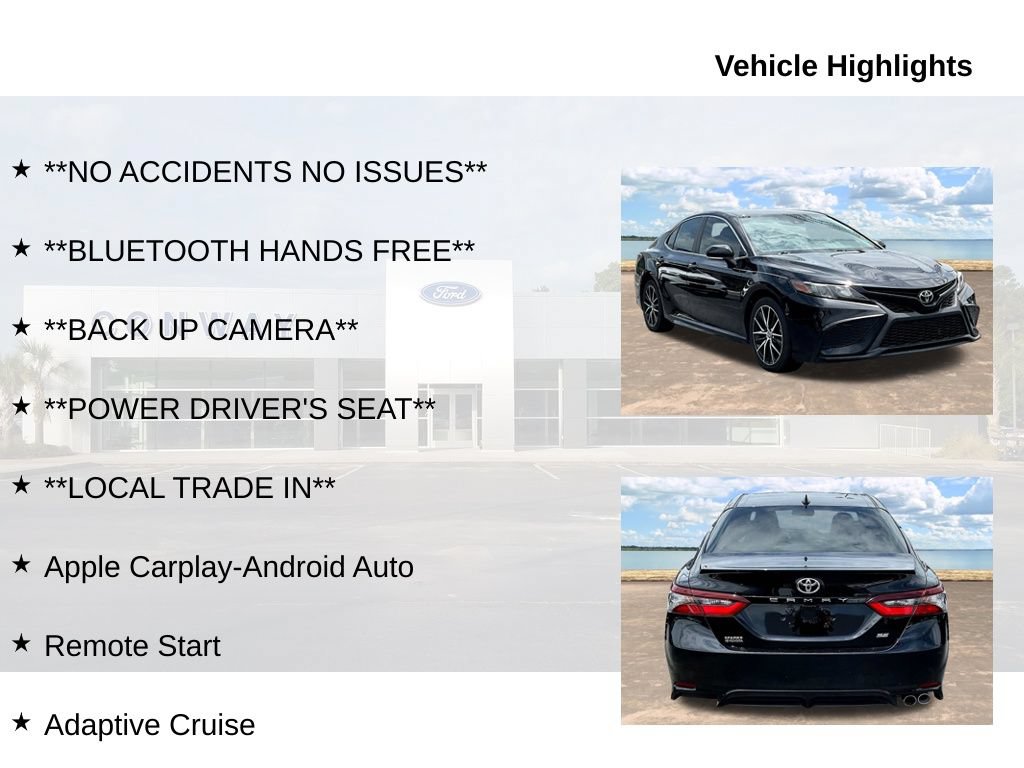 Used 2021 Toyota Camry SE w/ Convenience Package FWD image 6