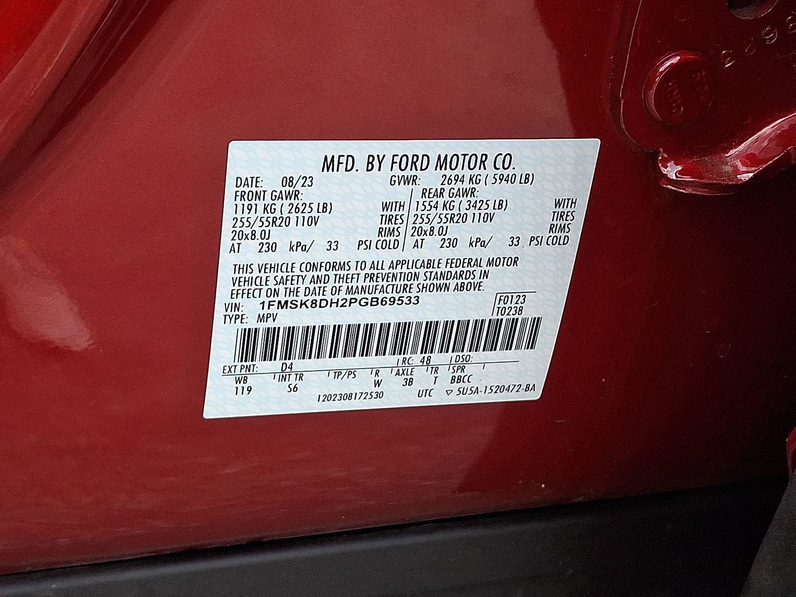 Certified 2023 Ford Explorer XLT w/ Equipment Group 202A AWD/4WD image 26