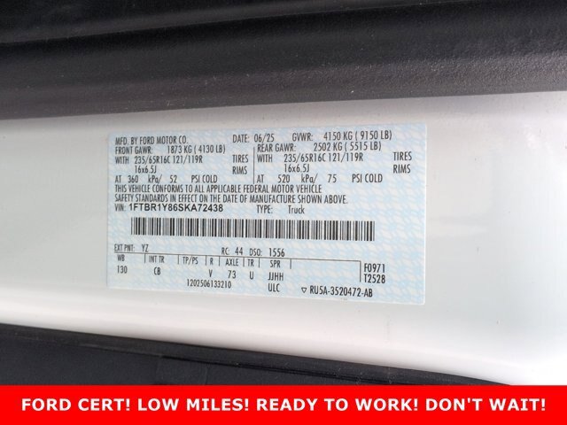 Certified 2025 Ford Transit 250 Low Roof w/ Exterior Upgrade Package RWD image 26