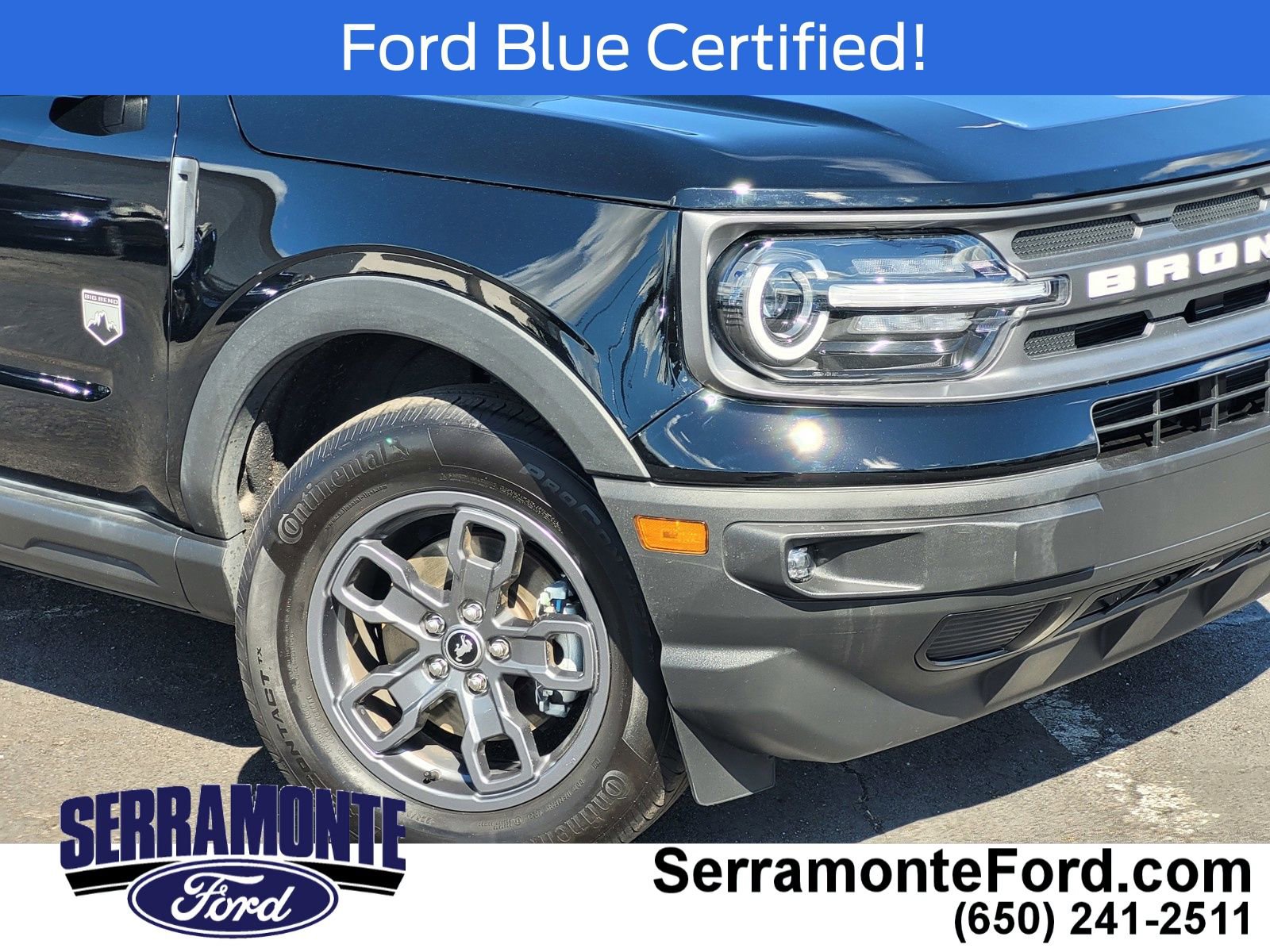 Certified 2023 Ford Bronco Sport Big Bend w/ Convenience Package AWD/4WD image 3