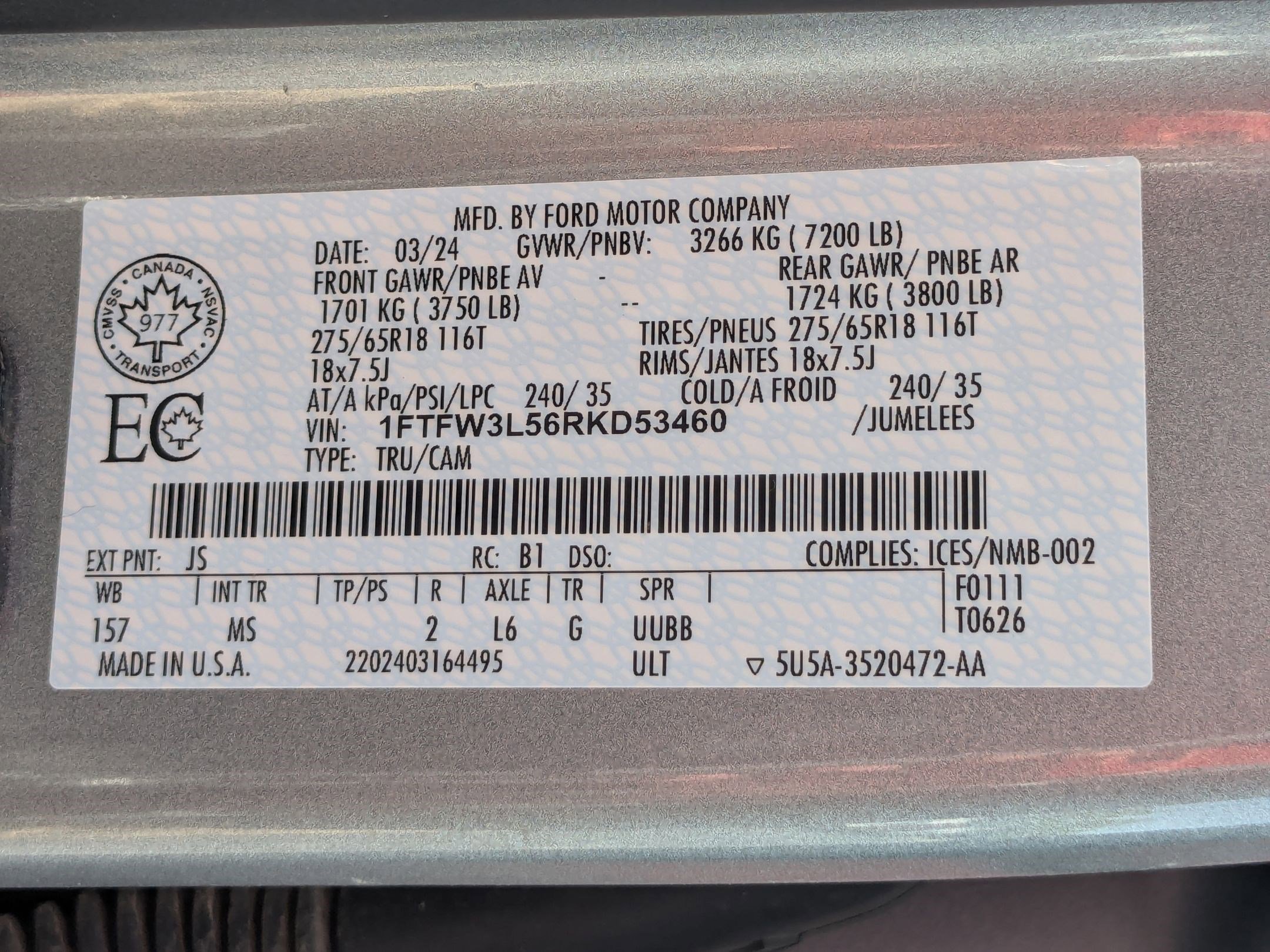 Certified 2024 Ford F150 XLT w/ Tow/Haul Package AWD/4WD image 38