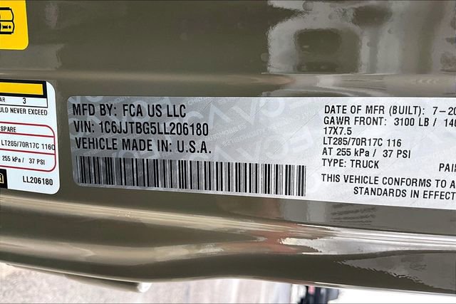 Used 2020 Jeep Gladiator Rubicon AWD/4WD image 33