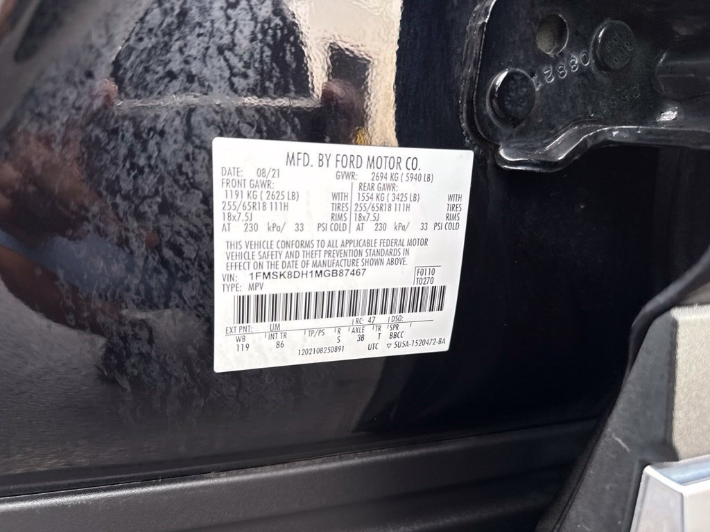 Certified 2021 Ford Explorer XLT AWD/4WD image 62