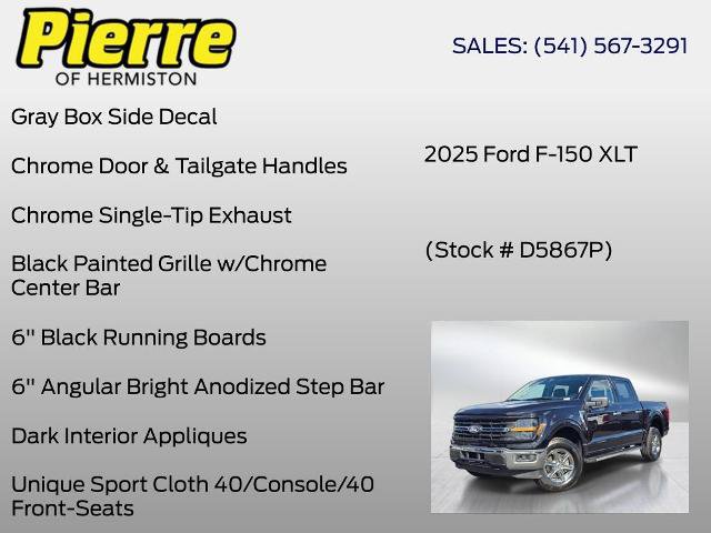 Certified 2025 Ford F150 XLT w/ Equipment Group 301A Standard AWD/4WD image 26