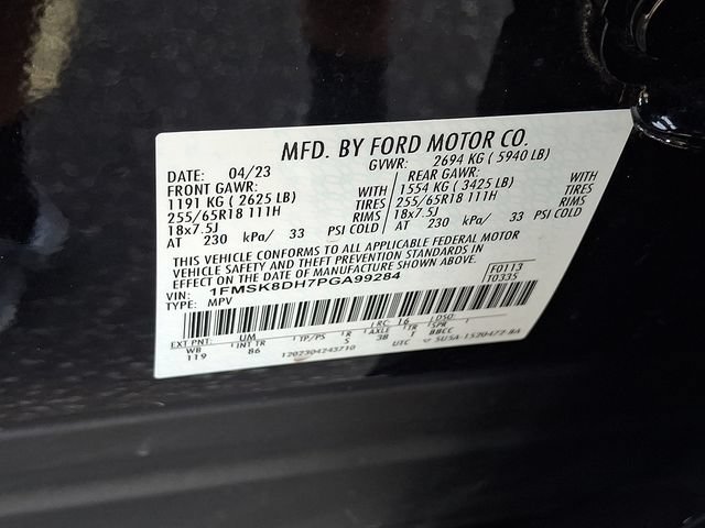 Certified 2023 Ford Explorer XLT AWD/4WD image 28