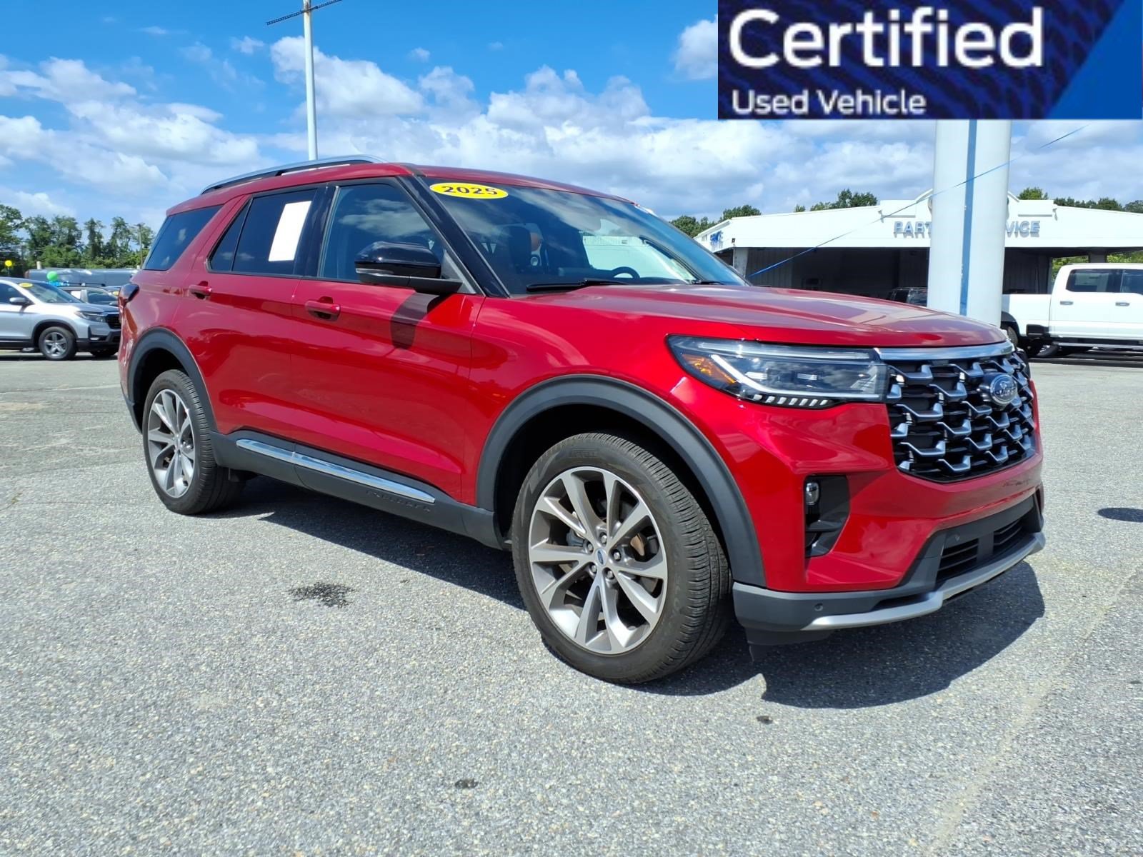 Certified 2025 Ford Explorer Platinum w/ Ultimate Package