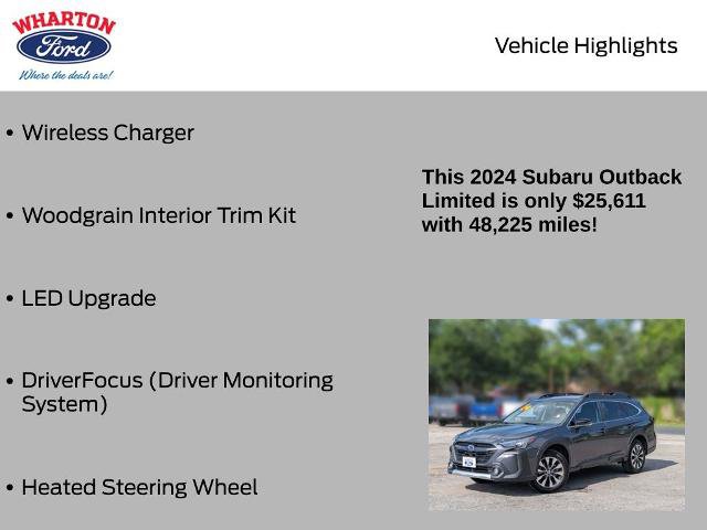 Used 2024 Subaru Outback Limited AWD/4WD image 21