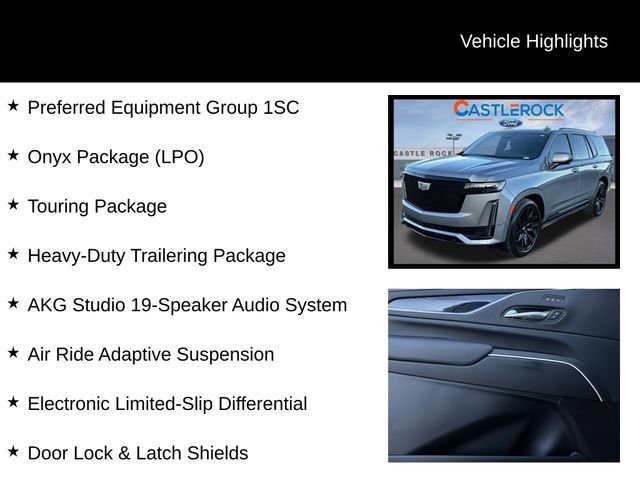 Used 2024 Cadillac Escalade Sport w/ LPO, ONYX Package image 10