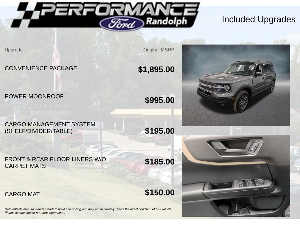 Certified 2025 Ford Bronco Sport Big Bend w/ Convenience Package AWD/4WD image 7
