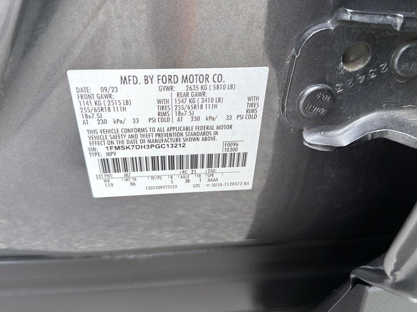 Certified 2023 Ford Explorer XLT RWD image 42