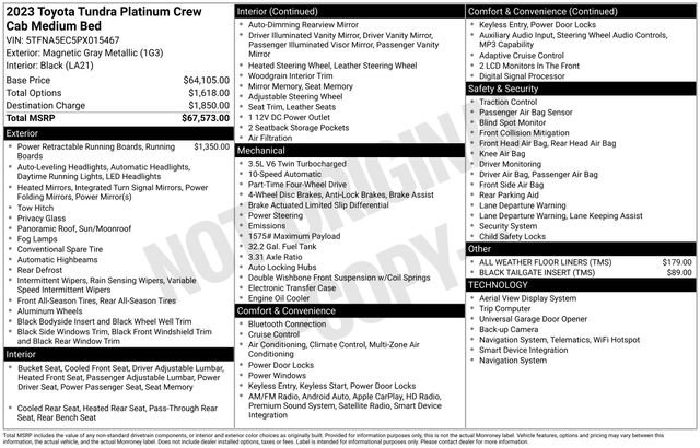 Used 2023 Toyota Tundra Platinum image 4