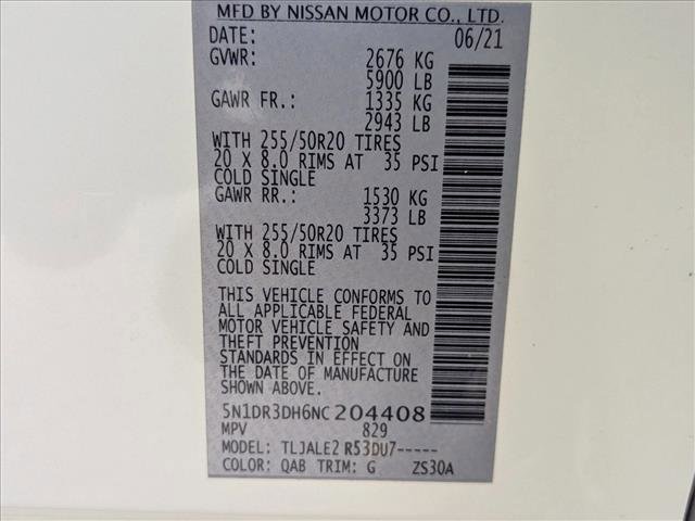 Used 2022 Nissan Pathfinder Platinum w/ Cargo Package image 24