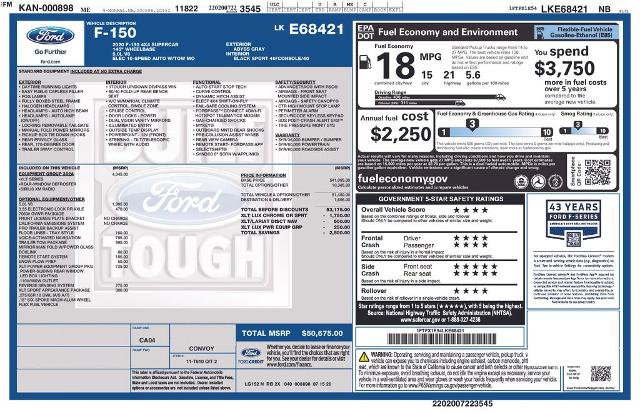 Certified 2020 Ford F150 XLT w/ Equipment Group 302A Luxury image 25