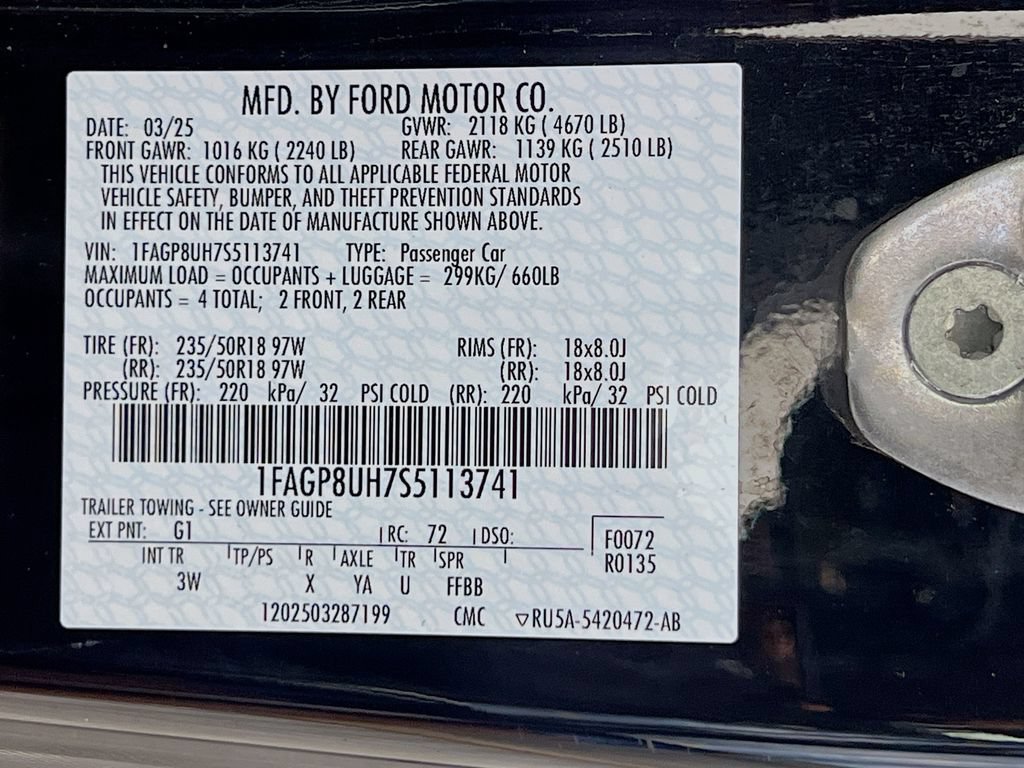 Certified 2025 Ford Mustang Premium RWD image 36