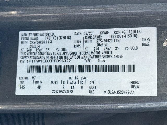 Certified 2023 Ford F150 XLT w/ Equipment Group 302A High AWD/4WD image 40