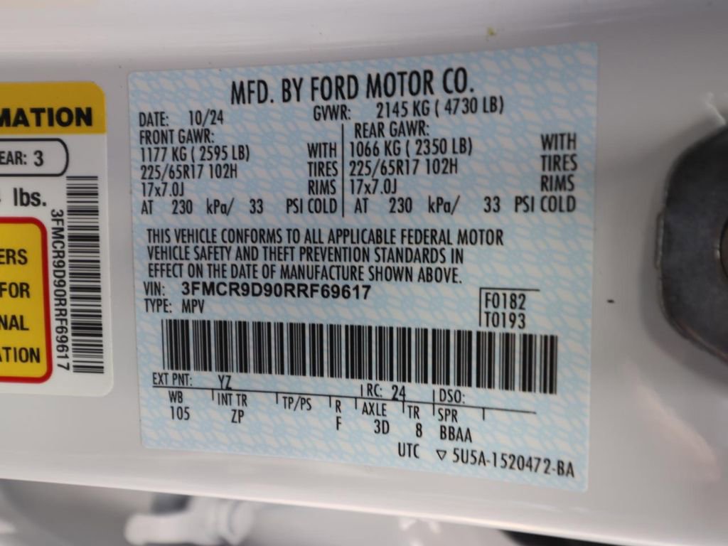 Certified 2024 Ford Bronco Sport Badlands w/ Premium Package image 27