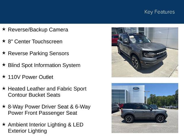 Certified 2024 Ford Bronco Sport Outer Banks AWD/4WD image 29