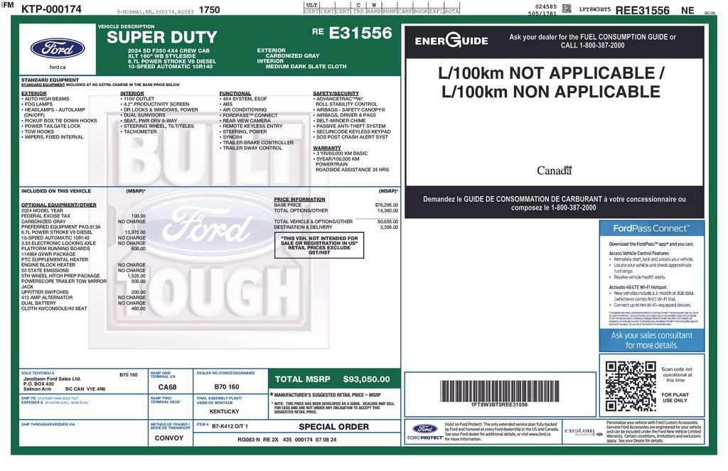 Certified 2024 Ford F350 XLT AWD/4WD image 24
