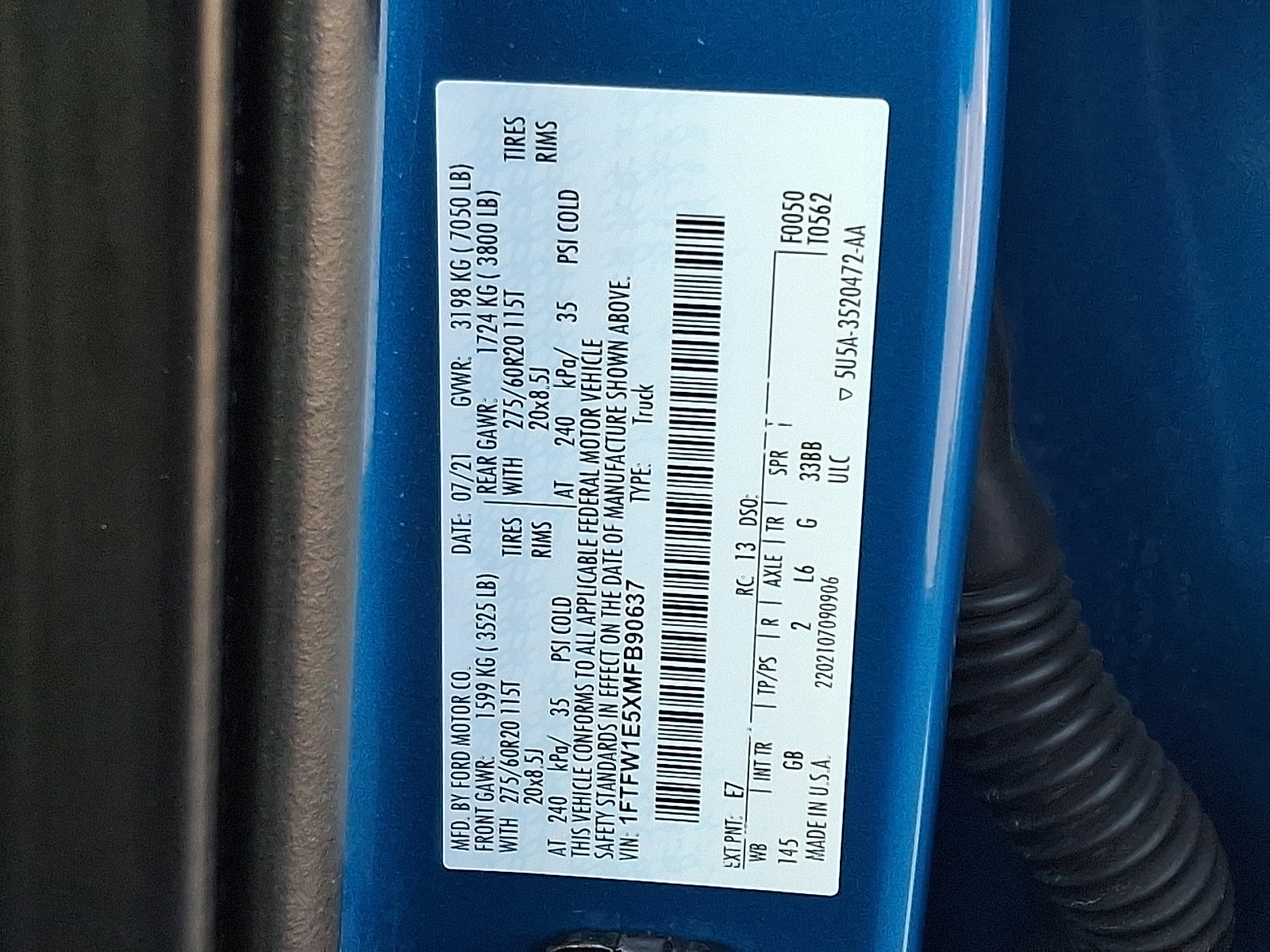 Certified 2021 Ford F150 XL w/ STX Appearance Package image 27