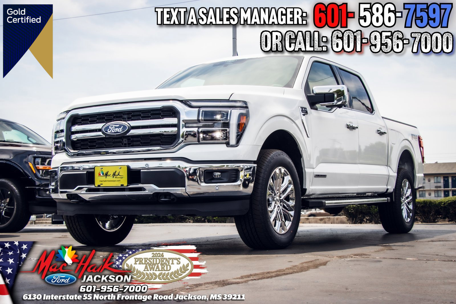 Certified 2025 Ford F150 Lariat w/ Equipment Group 501A Mid