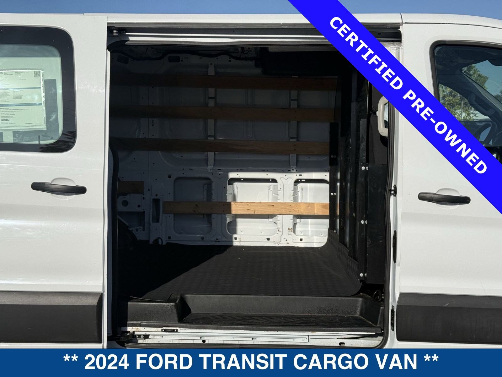 Certified 2024 Ford Transit 250 Low Roof w/ Exterior Upgrade Package RWD image 14