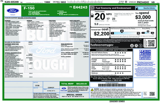 Certified 2023 Ford F150 XLT w/ Equipment Group 302A High AWD/4WD image 16