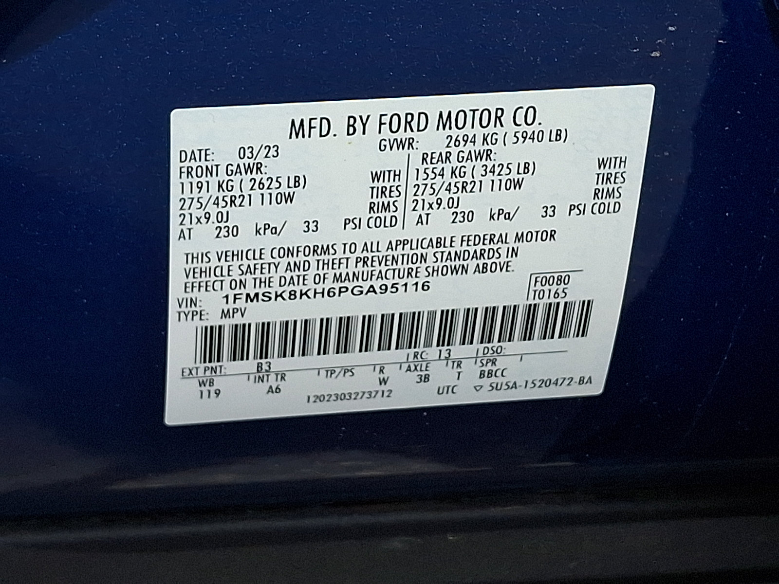 Certified 2023 Ford Explorer ST-Line w/ Class IV Trailer Tow Package AWD/4WD image 27