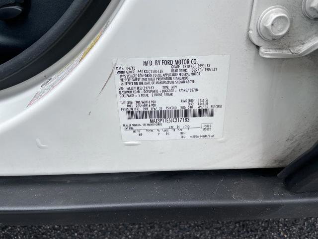 Certified 2018 Ford EcoSport SE w/ Interior Protection Package FWD image 14